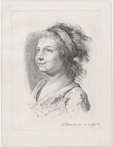 Porträt von Maria Anna Schaubach, 1785 von Adam von Bartsch