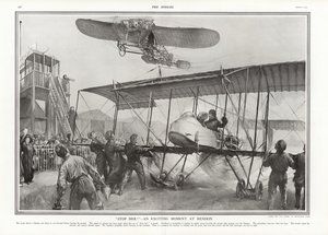 Beinahe-Unfall auf dem Hendon Aerodrome, 1913