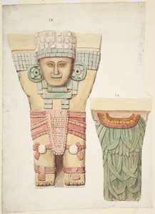 Karyatide IX, Vorder- und Rückansicht