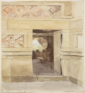 Ruinenpalast, Mitla 1894 von Adela Breton