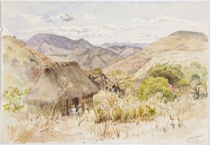 Schulhaus in Tenantla, Mexiko