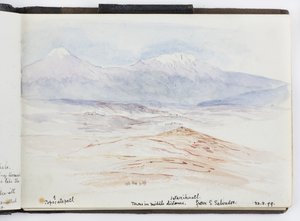 Skizzenbuch mit Zeichnungen und Notizen, Nord- und Südamerika (einschließlich Mexiko) von Adela Breton