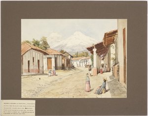 Vulkan von Orizaba oder Citlaltépetl - Sternberg - Varacruz, Mexiko von Adela Breton