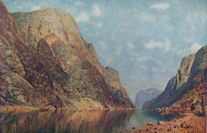 Sognefjord, Norwegen, spätes 19. Jahrhundert, 1914 von Adelsteen Normann