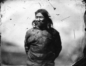 Einer der grönländischen Inuit
