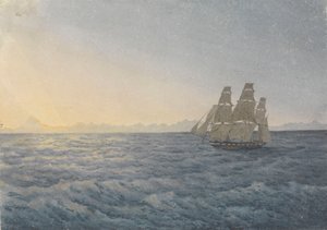 Anden, Aconcagua-Gipfel 170 Meilen entfernt, 18. Juni 1849 von Admiral Sir Edward Gennys Fanshawe