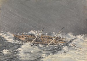 Sturm in Mazatlan [Mexiko], 28. Oktober 1851 von Admiral Sir Edward Gennys Fanshawe