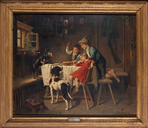 Frühstückszeit von Adolf Eberle