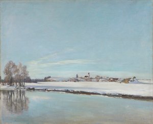 Winterlandschaft (Landschaft in Dachau)