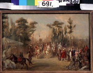 Die Jagd des Zaren im 16. Jahrhundert von Adolf Jossifowitsch Charlemagne