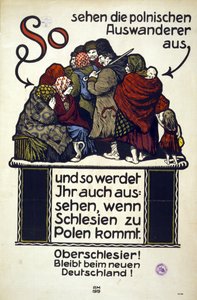 Deutsches Anti-Polnisches Plakat