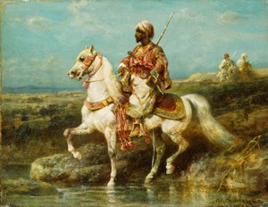 Arabischer Reiter von Adolf Schreyer