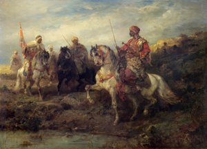 Arabische Krieger zu Pferd