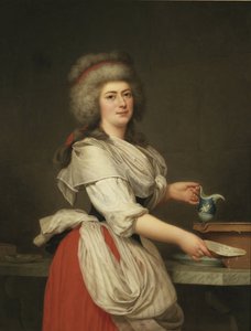 Madame Adelaide Aughie, Freundin von Königin Marie Antoinette, als Milchmädchen in Trianon