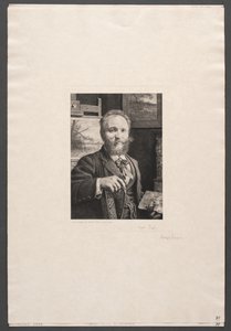 Selbstporträt von Adolph Larsen