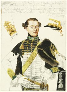 Gebhard Leberecht von Blücher. Skizze nach einem Gemälde von Adolph Menzel