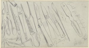 Medizinische Instrumente von Adolph Menzel