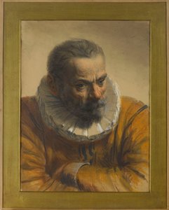 Mann in Renaissance-Kleidung von Adolph Menzel