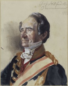 Oberzeremonienmeister Rudolf Graf Stillfried-Alcantara. Studie zum Gemälde „Krönung Wilhelms I. in Königsberg“ von Adolph Menzel