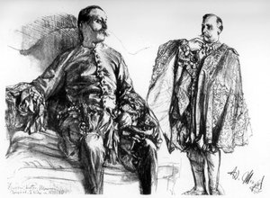 Studien alter Kleider an lebenden Modellen, ca. 1880-1882