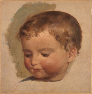 Kinderkopf von Adolph Tidemand