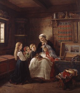 Großmutters Hochzeitskrone von Adolph Tidemand