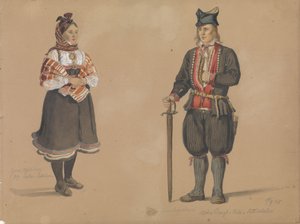 Gro Kjelleberg; Bjugen Sagneskare, Valle von Adolph Tidemand