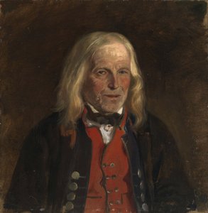 Porträtstudie des Bauern Jan Sandve (?) von Adolph Tidemand