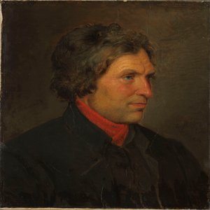 Porträt des Bauern Torstein Ringheim aus Voss von Adolph Tidemand