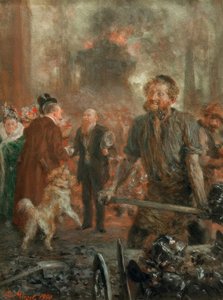 Besuch im Eisenwalzwerk