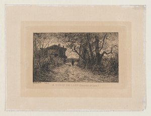 An der Schlucht von Loup (in der Nähe von Lyon) von Adolphe Appian