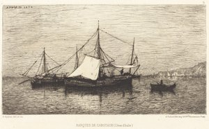 Küstenboote von Adolphe Appian