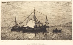 Küstenboote von Adolphe Appian
