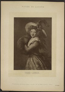 Selbstporträt von Vigee-Lebrun, Musée du Louvre von Adolphe Braun