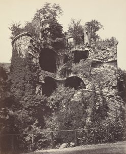 Der gesprengte Turm, Heidelberger Schloss, ca. 1865 (Foto) von Adolphe Braun