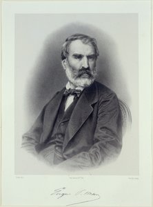 Porträt des Schriftstellers Eugène Pelletan 1813-1884
