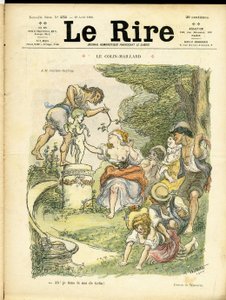 Illustration von Adolphe dit Willette für das Cover von Le Rire von Adolphe Leon Willette