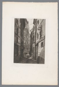 Ansicht der Rue Saint Éloi