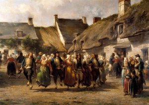 Eine Hochzeit in der Bretagne im Jahr 1863
