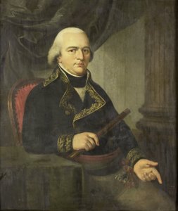 Porträt von Pieter Gerardus van Overstraten, Generalgouverneur der Niederländischen Ostindien von Adriaan de Lelie (attributed to)