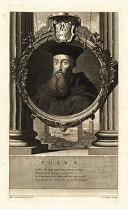 Reginald Pole (1500-1558) (Kupferstich) von Adriaan van der (after) Werff