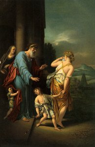 Abraham vertreibt Hagar und Ismael - Bibel