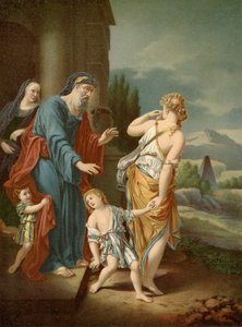 Verstoßung von Hagar von Adriaan van der Werff