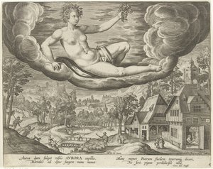 Morgen Die vier Zeiten des Tages (Serientitel) von Adriaen Collaert