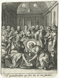 Fußwaschung von Adriaen Collaert