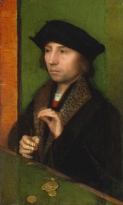 Mann wiegt Gold, ca. 1515-20 von Adriaen Isenbrandt
