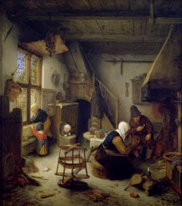 Eine Bauernfamilie zu Hause, 1661
