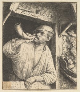 Bäcker bläst Horn, 1610-85