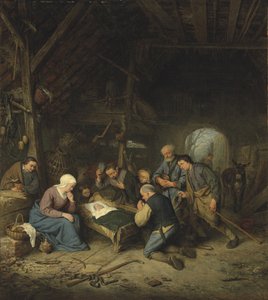 Die Anbetung der Hirten von Adriaen Jansz. van Ostade
