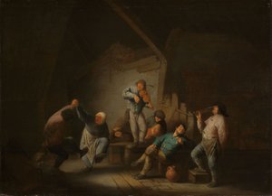 Tanzendes Paar von Adriaen Jansz. van Ostade